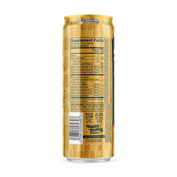 Big Dick Energy - Supplement Facts